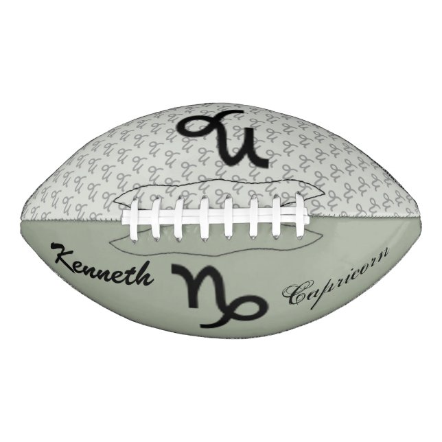 Ballon De Foot SYMBOLE Zodiaque Capricorne Standard par K Yoncich (Devant)