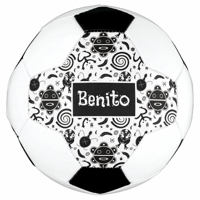 Ballon De Foot Symboles taïno Porto Rico Culture (Devant)