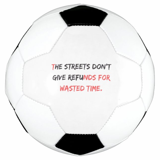 Ballon De Foot The No Refunds Design: (Devant)