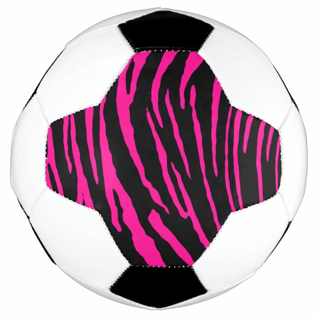 Ballon De Foot Tigre rose (Devant)