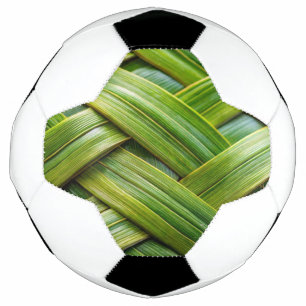 Ballon De Foot Tissu de bambou vert frais