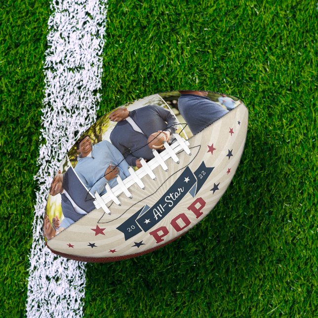 Ballon De Foot Toute la pop étoile | Photo de grand-père personna (Créateur téléchargé)