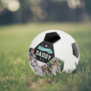 Ballon De Foot Toute l'étoile papa photo personnalisée