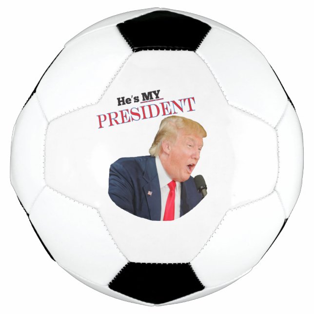 Ballon De Foot Trump Patriotic 🚗 USA Il est mon président (Devant)