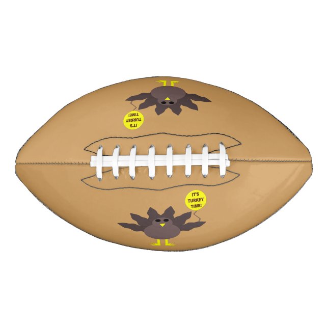 Ballon De Foot Turquie Heure Thanksgiving Football (Devant)