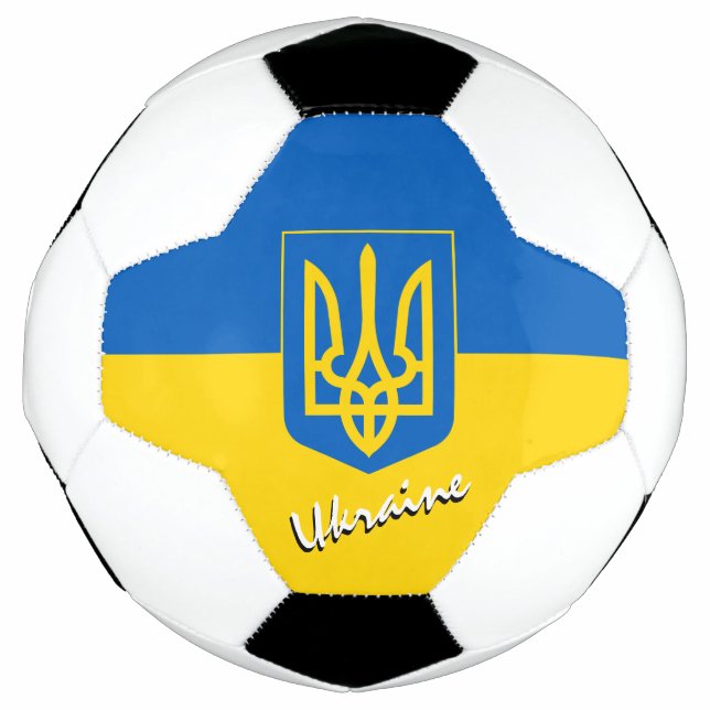 Ballon De Foot Ukraine Football & drapeau ukrainien / Sports (Devant)