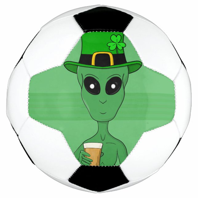 Ballon De Foot Un Alien de St. Patrick (Devant)