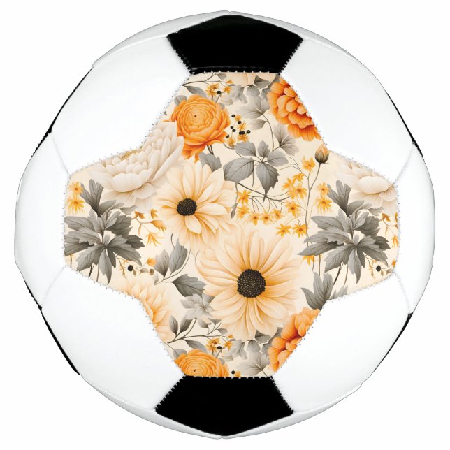 Ballon De Foot Une série florale d'automne 1 (Devant)