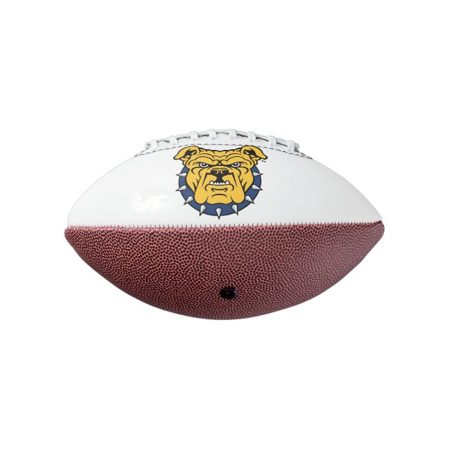 Ballon De Foot Université d'État NCA&T | Tête de Bulldog (Tourné à 270°)