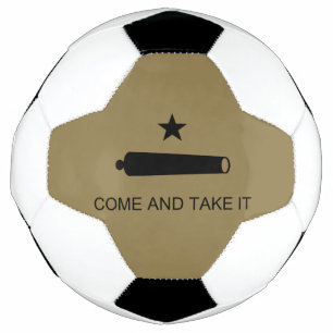 Ballon De Foot Venez-y le chercher ! Drapeau de bataille de l'Éta