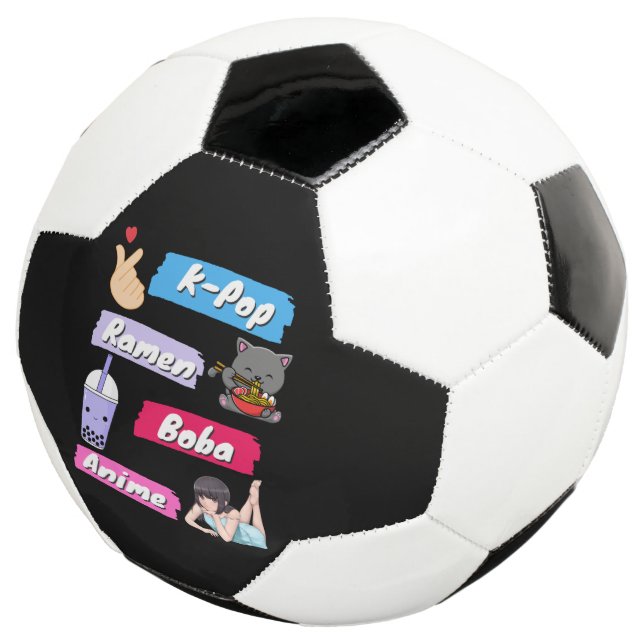 Ballon De Foot Ventilateur de culture K-Pop, Ramen, Boba et Anime (3/4)