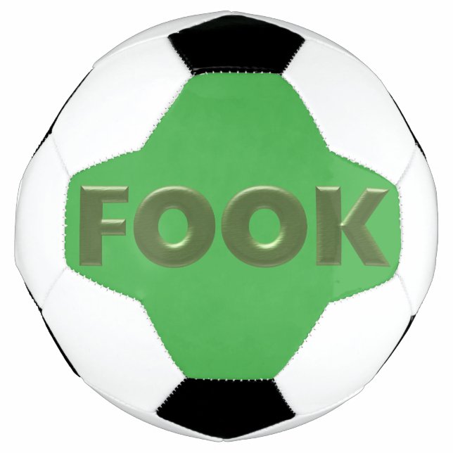 Ballon De Foot Vert pâle sur balle de football vert (Devant)