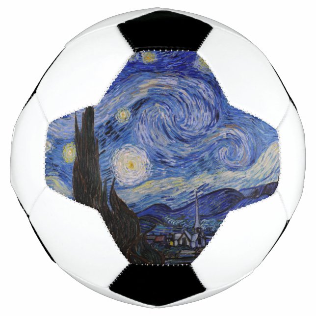 Ballon De Foot Vincent Van Gogh - La nuit étoilée (Devant)