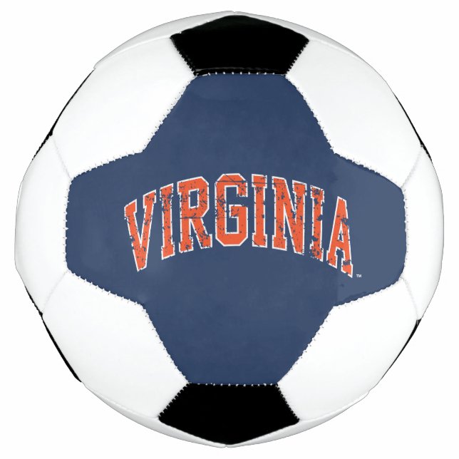 Ballon De Foot Virginia Wordmark désorganisé (Devant)