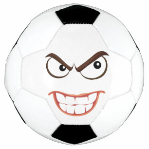 BALLON DE FOOT VISAGE SINISTRE