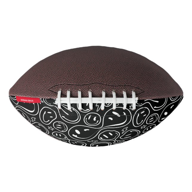 Ballon De Foot Visage souriant à fusion chic | Motif de sourire (Devant)