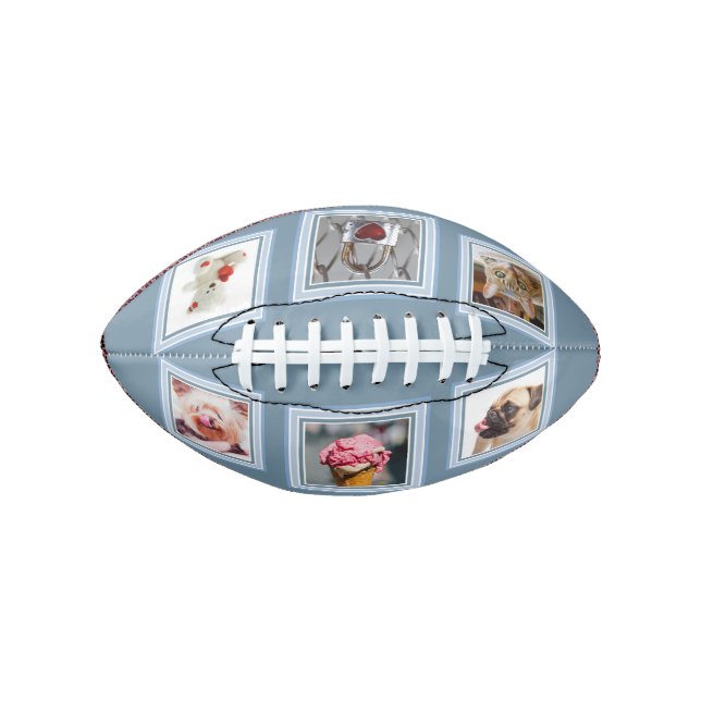 Ballon De Foot VOTRE 6 PHOTOS mini football (Devant)