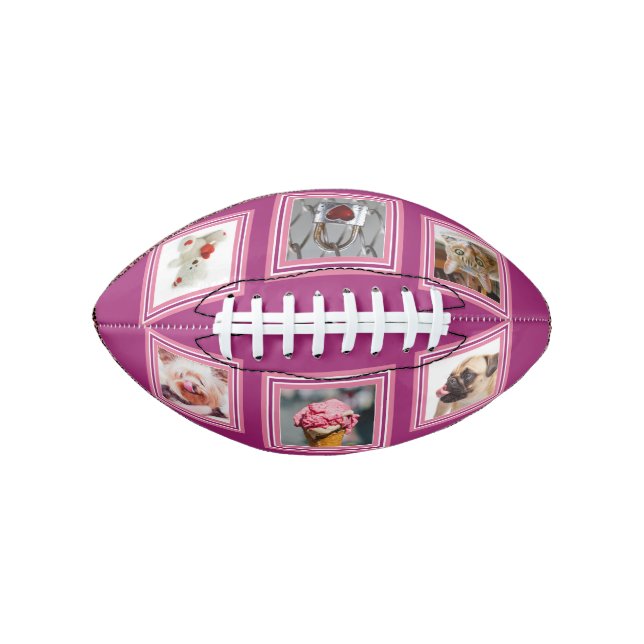 Ballon De Foot VOTRE 6 PHOTOS mini football (Devant)