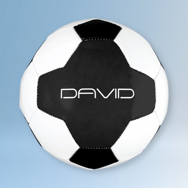 Ballon De Foot Votre nom | Texte personnalisable stylisé Cool (Créateur téléchargé)