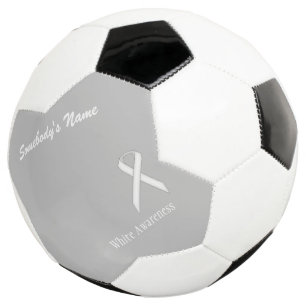 Ballon De Foot White Standard Ribbon Modèle par Kenneth Yoncich