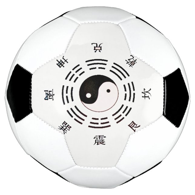 Ballon De Foot Yin Yang Design (Tourné)