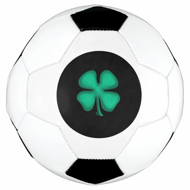 Ballon de football irlandais noir (Devant)