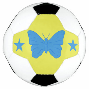 Ballon de football patriotique avec le drapeau de