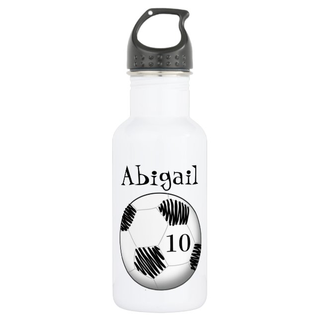 Ballon de football personnalisé de bouteille d'eau (Devant)