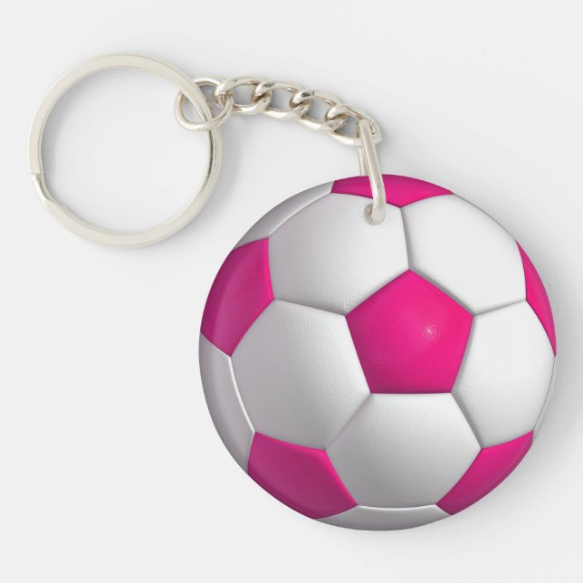 Ballon de football rose (Devant)