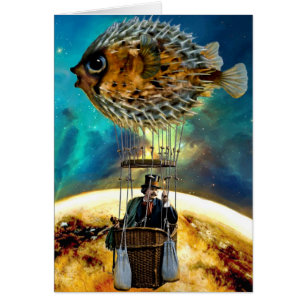 Ballon de poissons de coup - carte