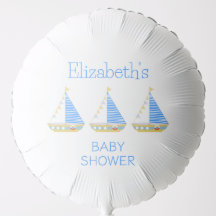 Baby shower Nautical Blue Stripe