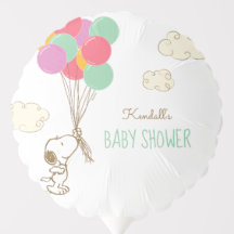 Baby shower Snoopy et Balloons
