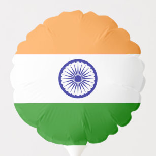 Ballon Gonflable Ballon patriotique avec drapeau de l'Inde