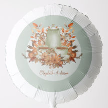 Boho Terracotta Sage Tea Party Floral TOUT ÉVÉNEME