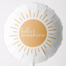 Ballon Gonflable Bonjour Sunshine Boho Sunshine Genre Neutre
