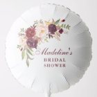 Bourgogne Floral Fête des mariées Bourgogne Script