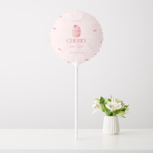 Cerise sur le gâteau fille 1er anniversaire