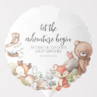 Douce Baby shower d'animal de la forêt