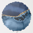 Étiquettes de remerciement de mariage bleu marine