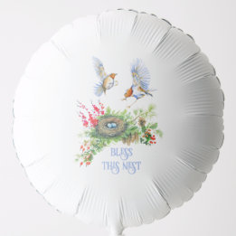 Ballon Gonflable Les trésors boisés Bénissent Ce Nid Ménage