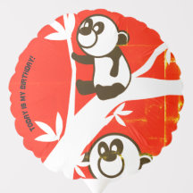 Pandas d'anniversaire