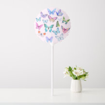 Papillon, nature, printemps, rose
