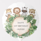 Paysage tropical Jungle Safari Animaux Anniversair