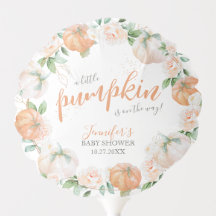 Petit Citrouille Aquarelle d'automne Baby shower o