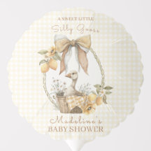 Silly Goose Lemon Watercolor Baby Shower