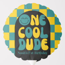 Un Cool Dude Emoji 1er Anniversaire Décoration