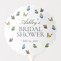 Whimsical Rustic Butterfly Fête des mariées d'été