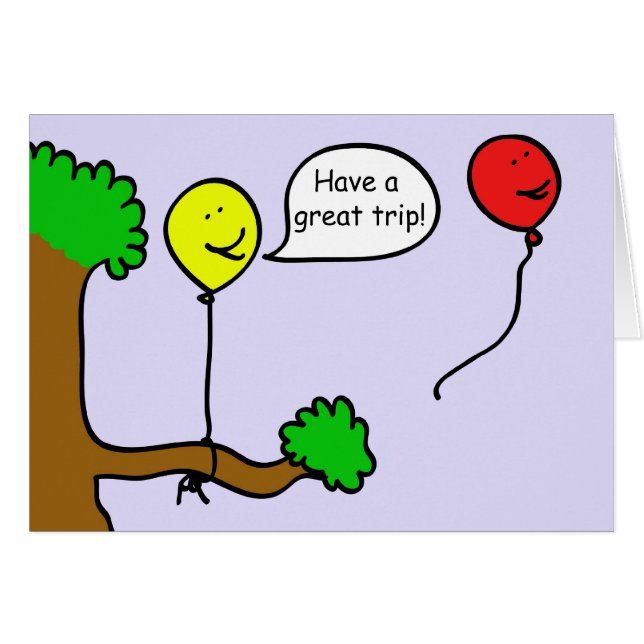 Ballon prenant un voyage (Devant horizontal)