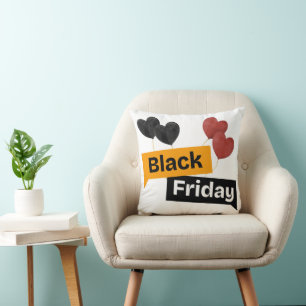 Ballons Black Friday – Coussin de décoration jetab