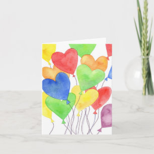 Ballons cardiaques - Carte de note
